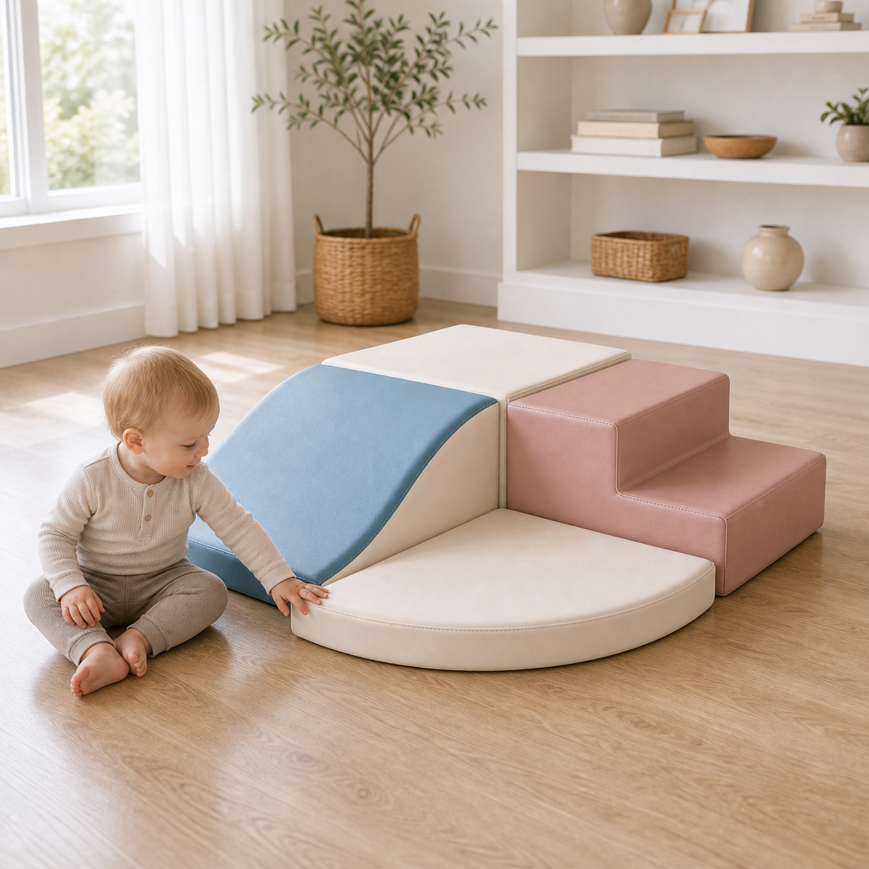 TODIBY Blush Blue Step Climber lifestyle scene