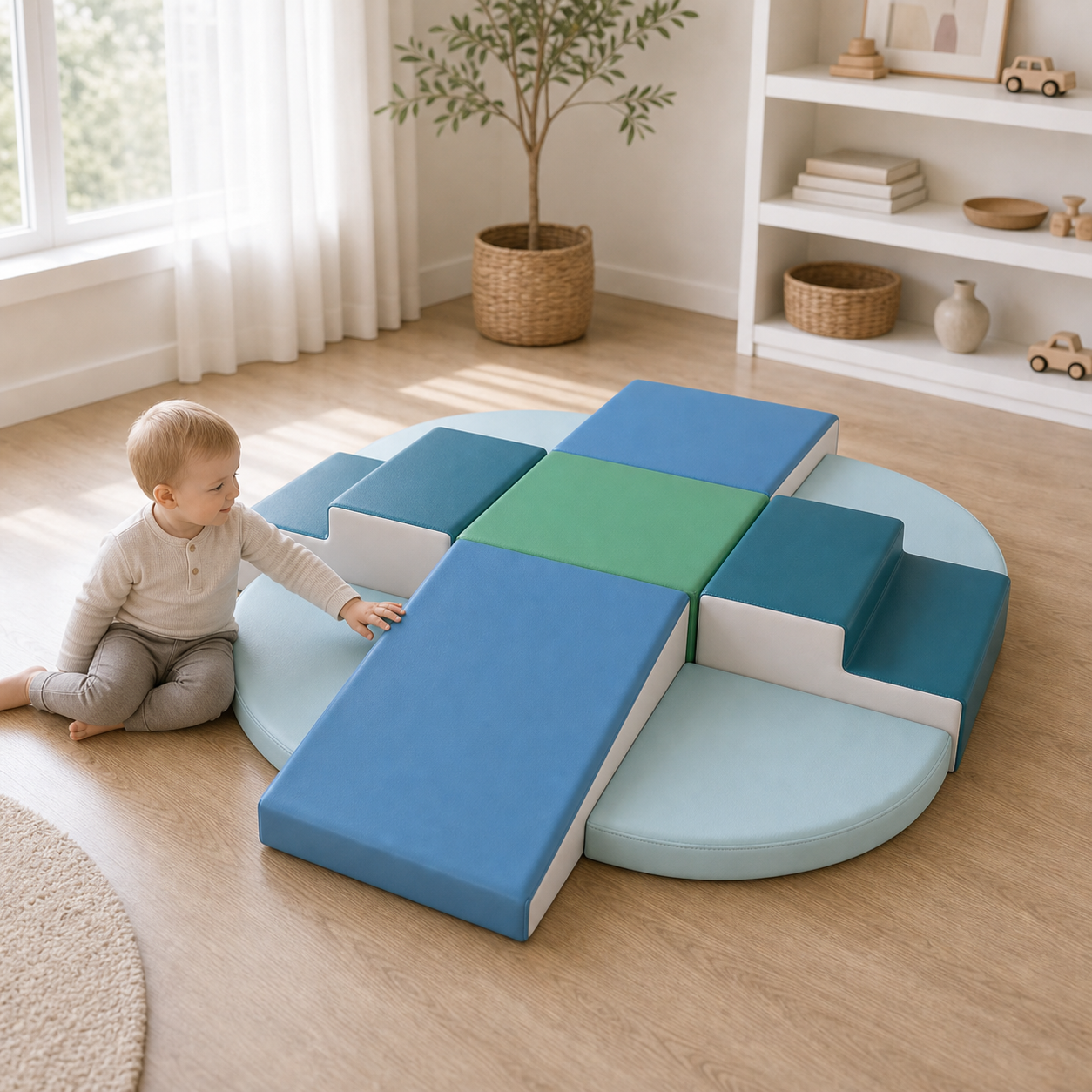 TODIBY Ocean Blue Modular Climber lifestyle scene