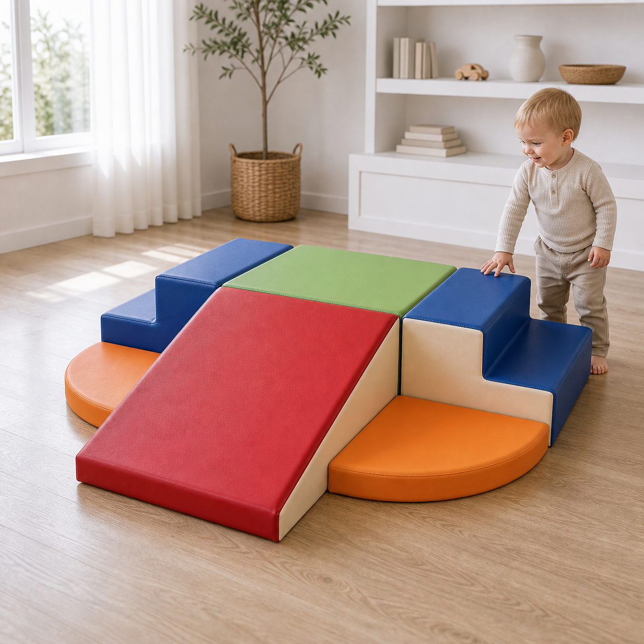 TODIBY Primary Slide Play Set lifestyle scene