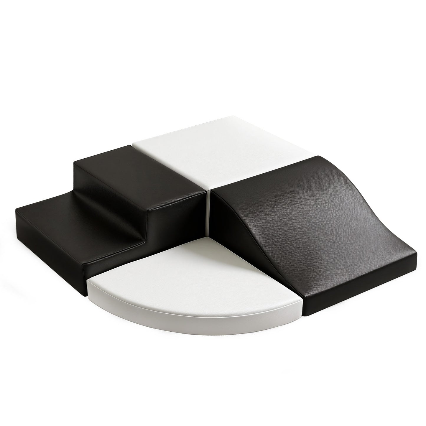 Todiby Monochrome Balance Climber modular foam leather climbing set