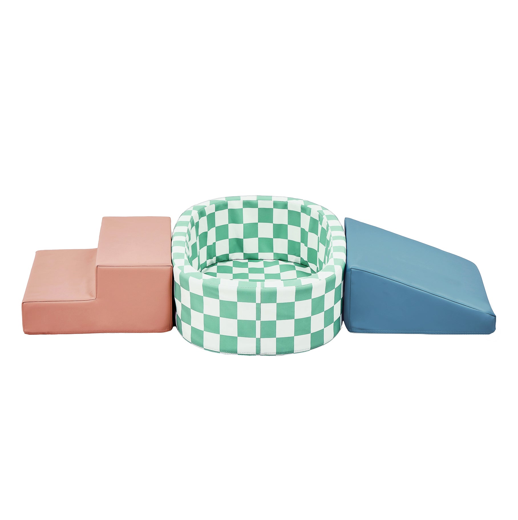 Todiby Checker Tunnel Mini Set modular foam leather climbing set