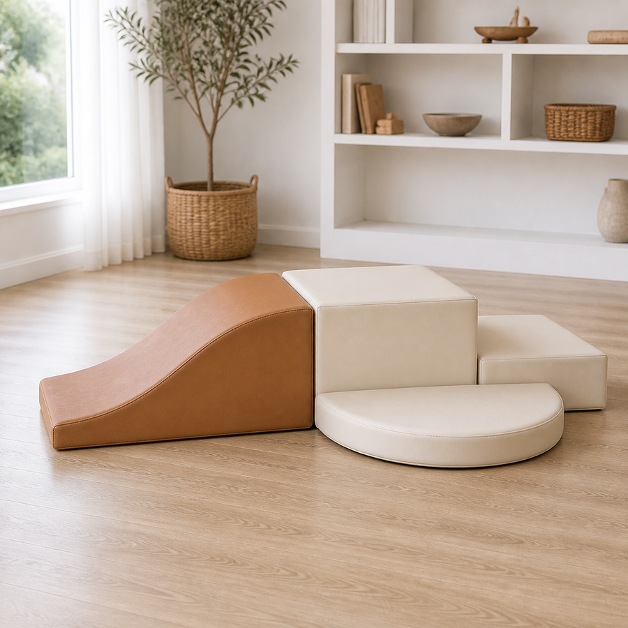 Todiby Ivory Caramel Play Set natural modern playroom product photo