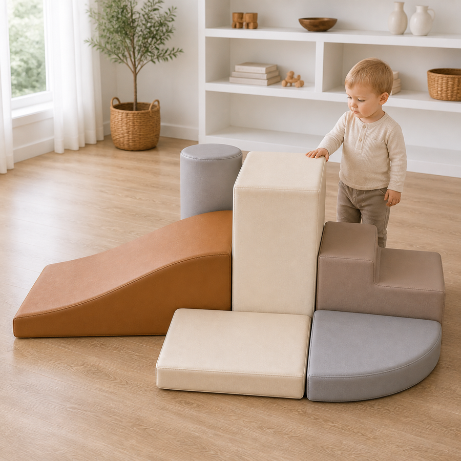 Todiby Camel Tunnel Climber corrected lifestyle scene with accurate product structure