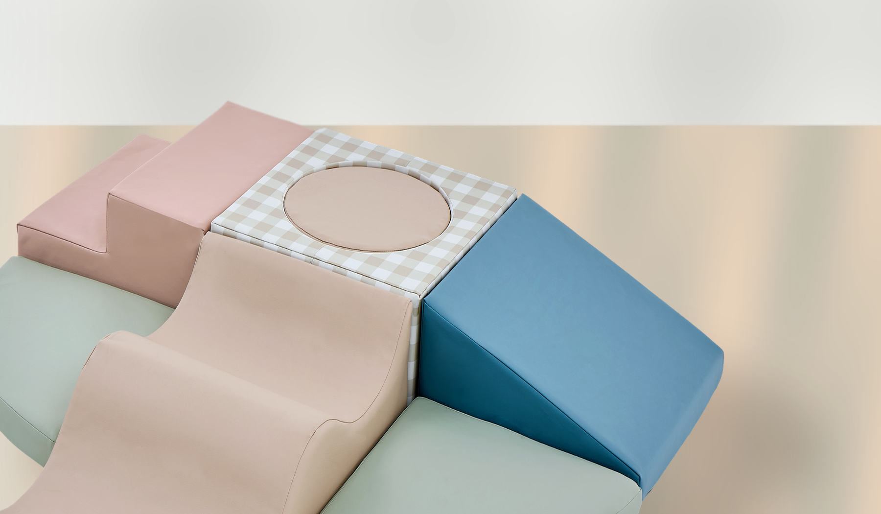 Todiby Gingham Pastel Play Set close product detail banner